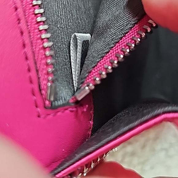 Jimmy Choo Madeline Mini Crystal Buckle Satin Wallet with Chain. Flawless - Picture 6 of 6